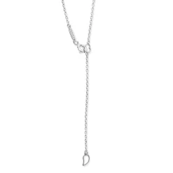 Discount Petite Two-Tone Knot Diamond Pendant Necklace Diamonds