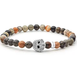 Hot Picasso Jasper Skull Bracelet Bracelets