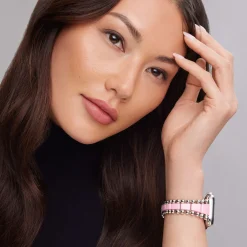 Best Pink Ceramic And Stainless Steel Watch Bracelet-42-49Mm Watch Bracelets