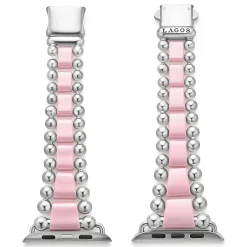 Best Pink Ceramic And Stainless Steel Watch Bracelet-42-49Mm Watch Bracelets