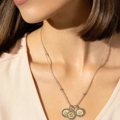 Online Pisces Zodiac Charm Two-Tone