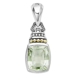 Discount Prasiolite Pendant Two-Tone