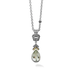 Cheap Prasiolite Pendant Necklace Gemstones