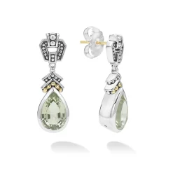 Shop Prasiolite Tear Drop Earrings Gemstones