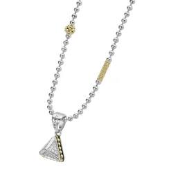 Clearance Pyramid Diamond Pendant Necklace Diamonds