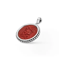 Hot Red Jasper Krunch Amulet Amulets