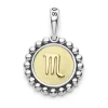 New Scorpio Zodiac Charm Two-Tone