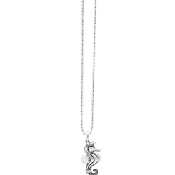 Clearance Seahorse Pendant Necklace Silver