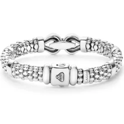 Cheap Silver Caviar Buckle Bracelet | 9Mm Silver