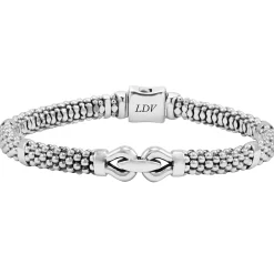 Cheap Silver Caviar Buckle Bracelet | 6Mm Silver