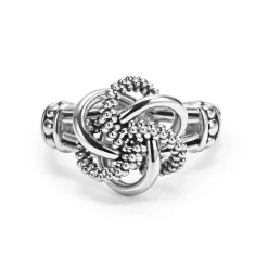 Outlet Silver Love Knot Ring Statement Rings