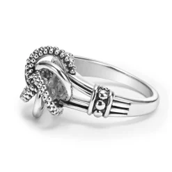 Sale Silver Love Knot Ring Silver