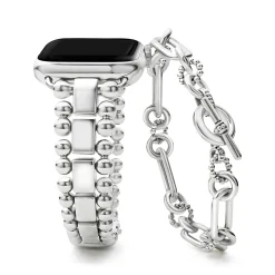 Sale Silver Smart Caviar Link Gift Set Watch Bracelets