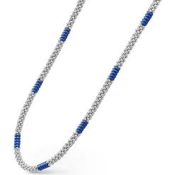 Store Silver Station Ceramic Beaded Necklace 3Mm Silver