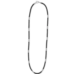 Online Silver Station Ceramic Beaded Necklace Silver