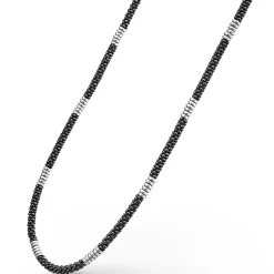 Online Silver Station Ceramic Beaded Necklace Silver