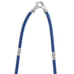 Shop Silver Station Ceramic Beaded Necklace | 3Mm Silver