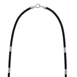 Store Silver Station Matte Ceramic Beaded Necklace Necklaces & Chains