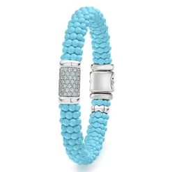 Online Single Station Ceramic Diamond Bracelet | 9Mm Diamonds