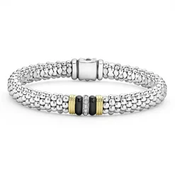 Cheap Single Station Diamond Caviar Bracelet | 9Mm Bracelets