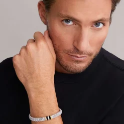 Cheap Single Station Diamond Caviar Bracelet | 9Mm Bracelets