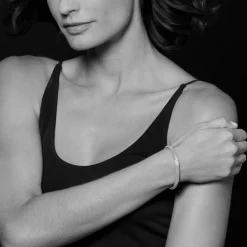 Clearance Single Station Diamond Caviar Bracelet | 6Mm Diamonds