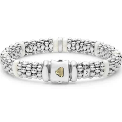 Cheap Single Station Diamond Caviar Bracelet | 9Mm Diamonds