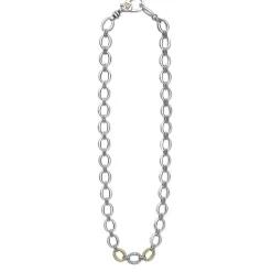 New Single Station Diamond Link Necklace Diamonds