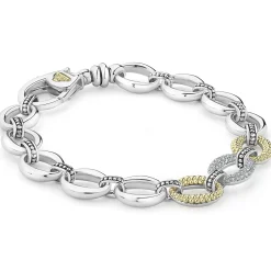 Hot Single Station Diamond Link Bracelet Diamonds