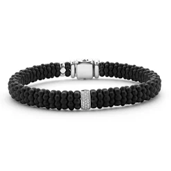 Cheap Single Station Matte Ceramic Diamond Bracelet | 9Mm Bracelets