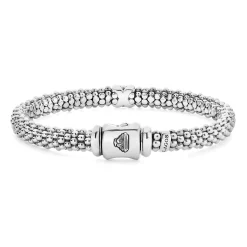 Clearance Single Station X Silver Diamond Bracelet | 6Mm Diamonds