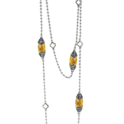 Best Six Station Citrine Necklace Gemstones