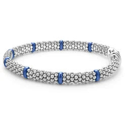 Cheap Six Station Diamond Caviar Bracelet | 6Mm Diamonds