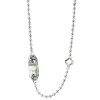 Best Six Station Prasiolite Necklace Two-Tone