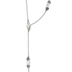Sale Six Station White Topaz Necklace Gemstones