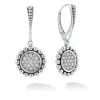 Flash Sale Small Caviar Circle Diamond Drop Earrings Diamonds