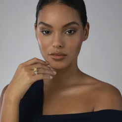 Sale Small Emerald-Cut Citrine Ring Gemstones