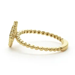 New Small 18K Gold Diamond Ring Diamonds