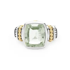 Sale Small Prasiolite Statement Ring Gemstones