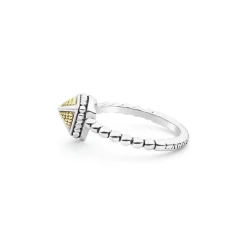 Fashion Small Pyramid Caviar Ring Stacking Rings