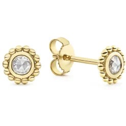 New Small Rose Cut Diamond Stud Earrings Diamonds