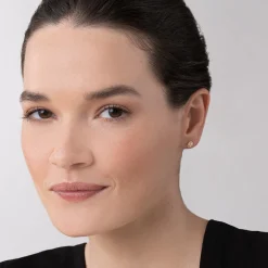 Online Small Rose Cut Diamond Stud Earrings Gold