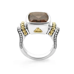 New Small Smokey Quartz Statement Ring Gemstones