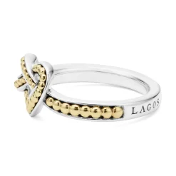 Sale Small Two-Tone Heart Ring Two-Tone