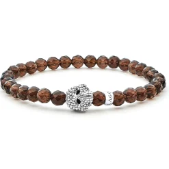Flash Sale Smokey Quartz Skull Bracelet Gemstones