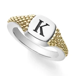 Discount Square Signet Ring Two-Tone