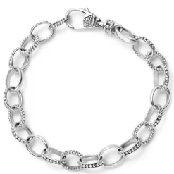 Fashion Sterling Silver Bracelet Gift Set Two-Tone