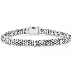 Fashion Sterling Silver Bracelet Gift Set Two-Tone
