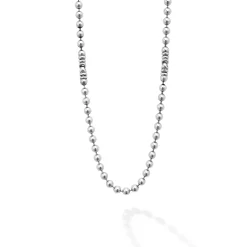 Cheap Sterling Silver Caviar Beaded Gift Set Necklaces & Chains