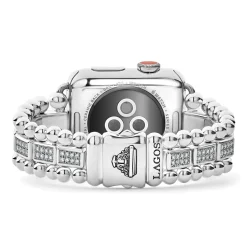 Cheap Sterling Silver Full Diamond Watch Bracelet-38-45Mm Silver